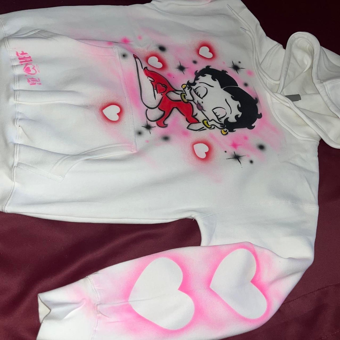 Betty Boop Custom Airbrushed Hoodie