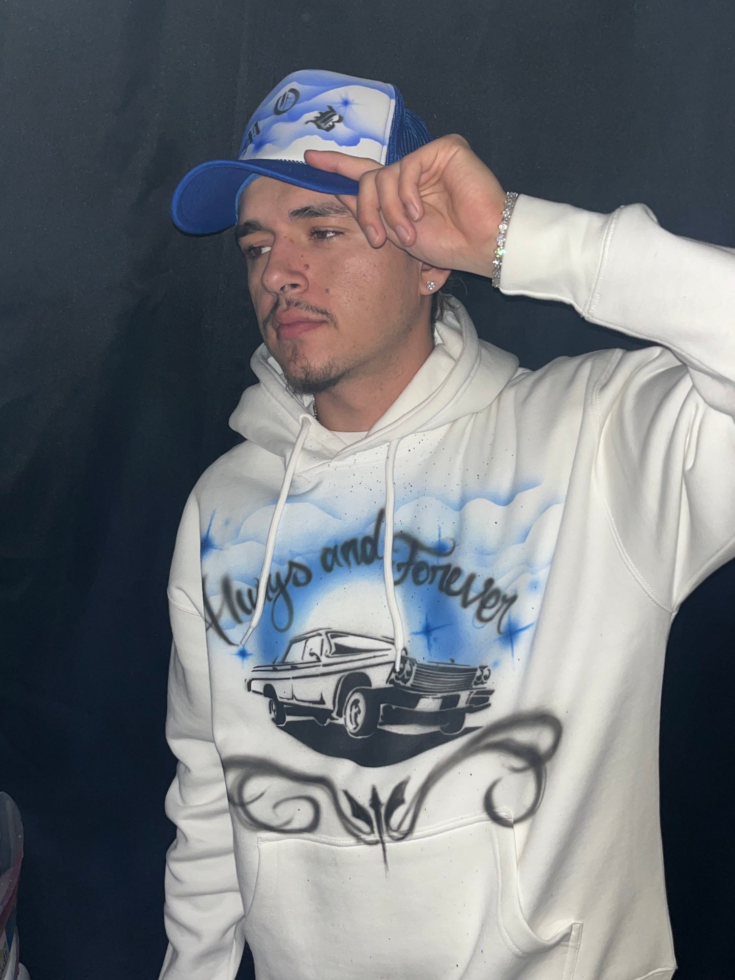 Ride or Die Premium Airbrushed Hoodie