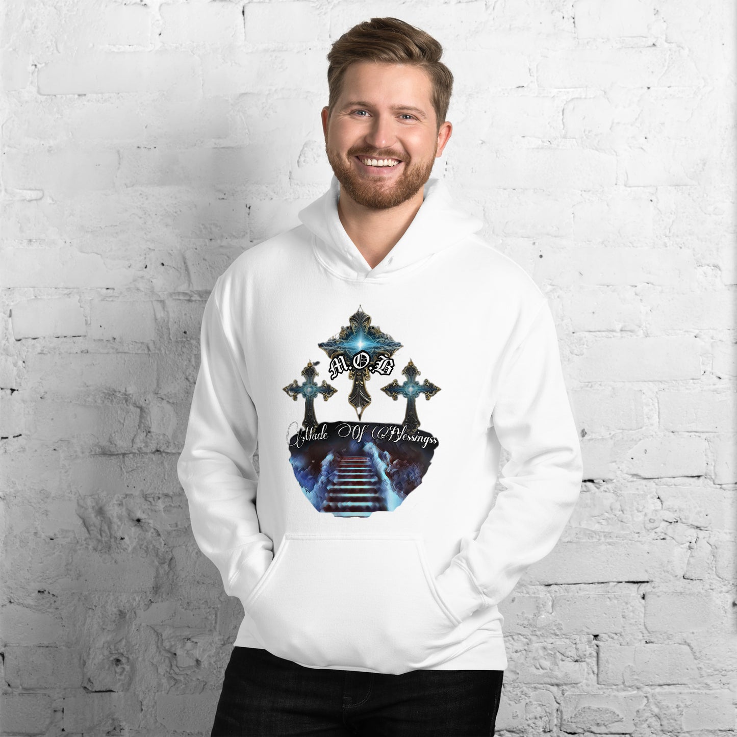 Triple Cross Legacy Hoodie (Cloud White)