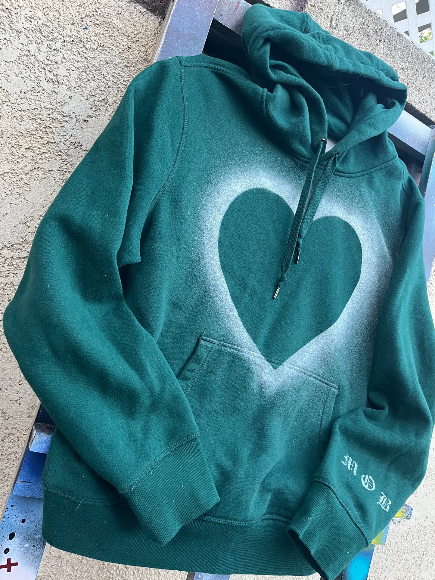 Divine Heart “Forest Green” Hoodie “Large”