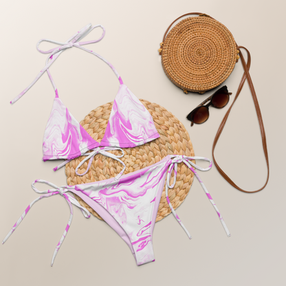 Pink Swirl Bikini (Top)