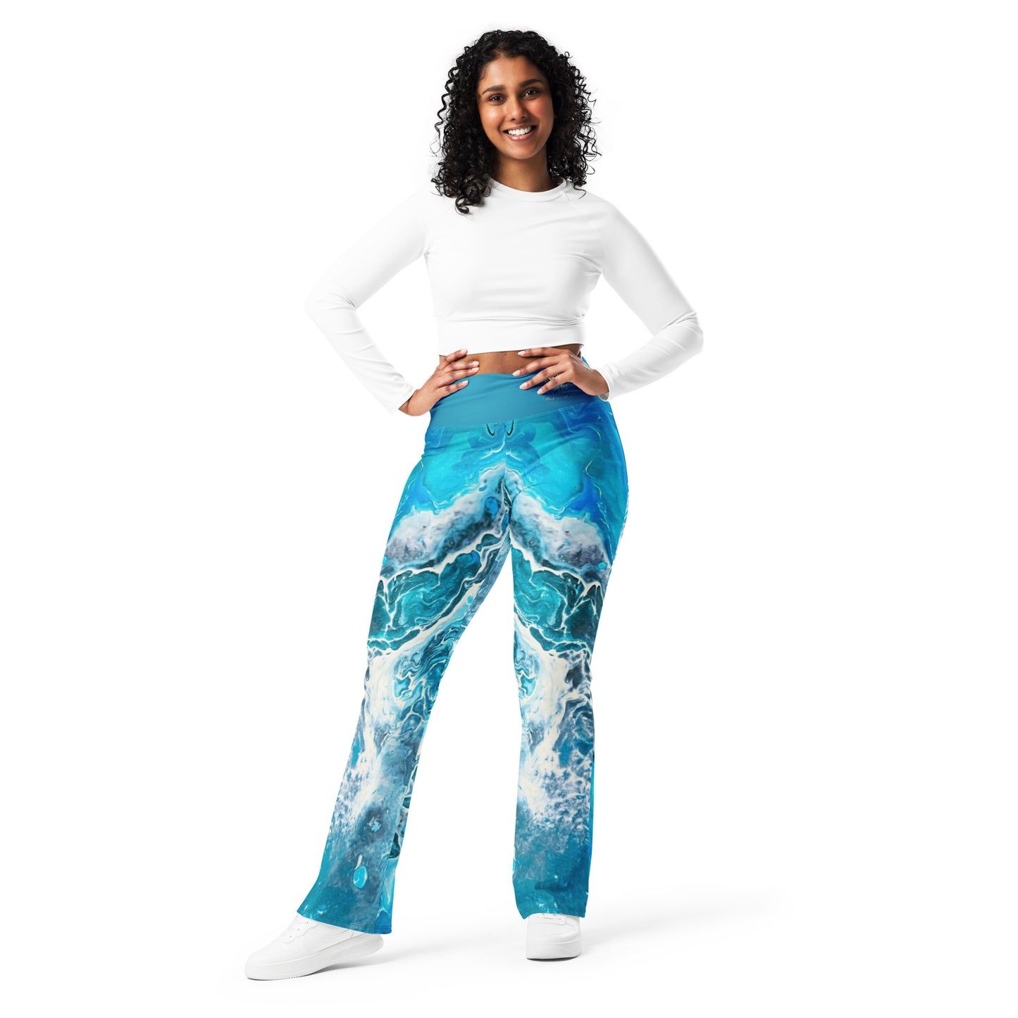 Ocean Mist Flare leggings