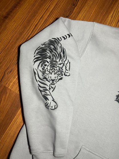 Tiger Style Thick Cotton Airbrushed Hoodie