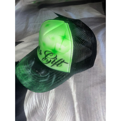GODS GIFT Airbrushed 5 panel SnapBack Trucker Hat