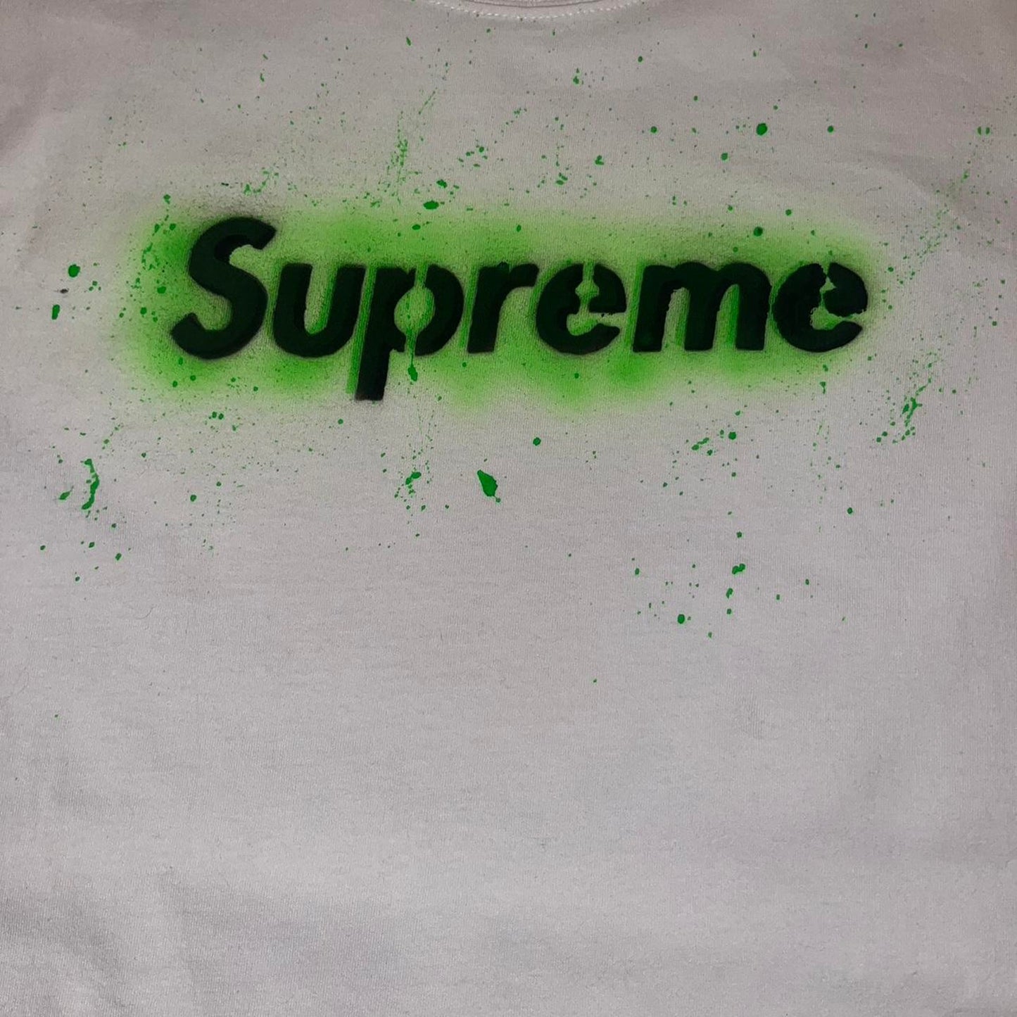 Custom made airbrushed supreme