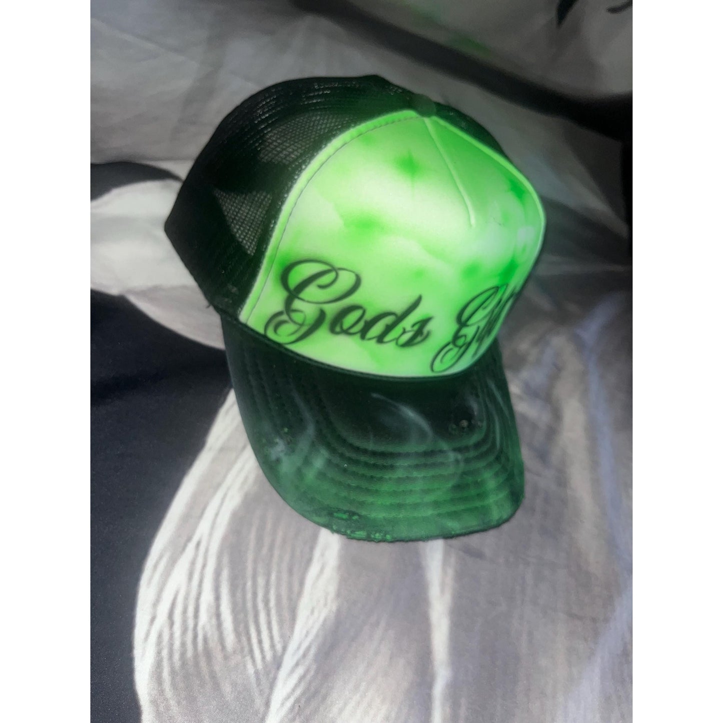 GODS GIFT Airbrushed 5 panel SnapBack Trucker Hat