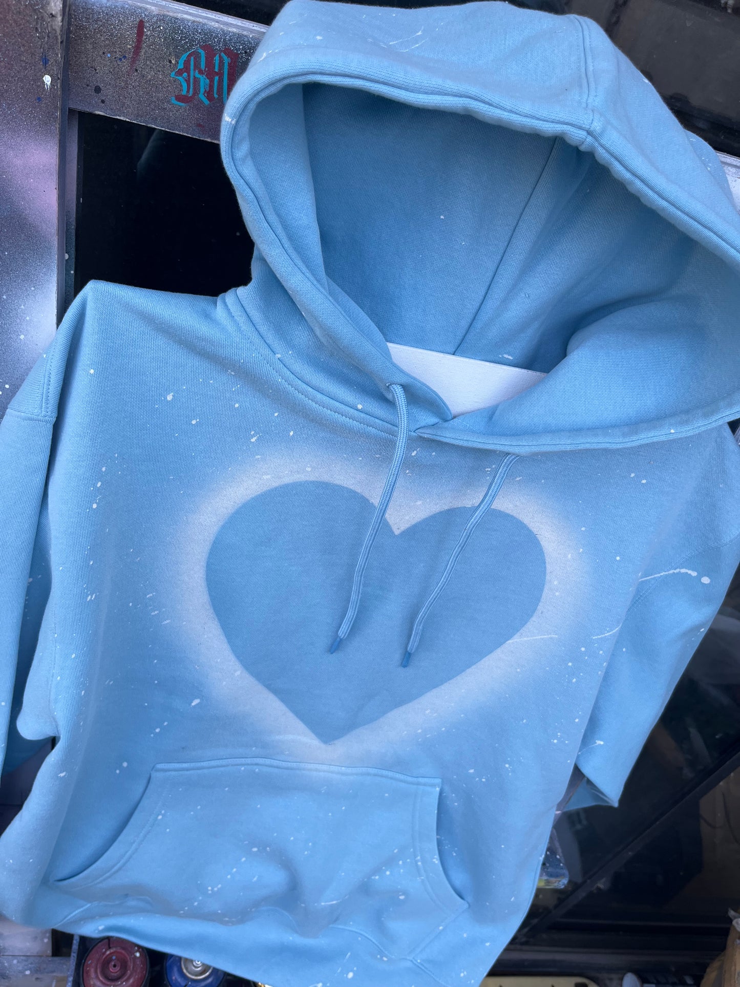 Divine Heart “Pastel Sky” Hoodie “Large”