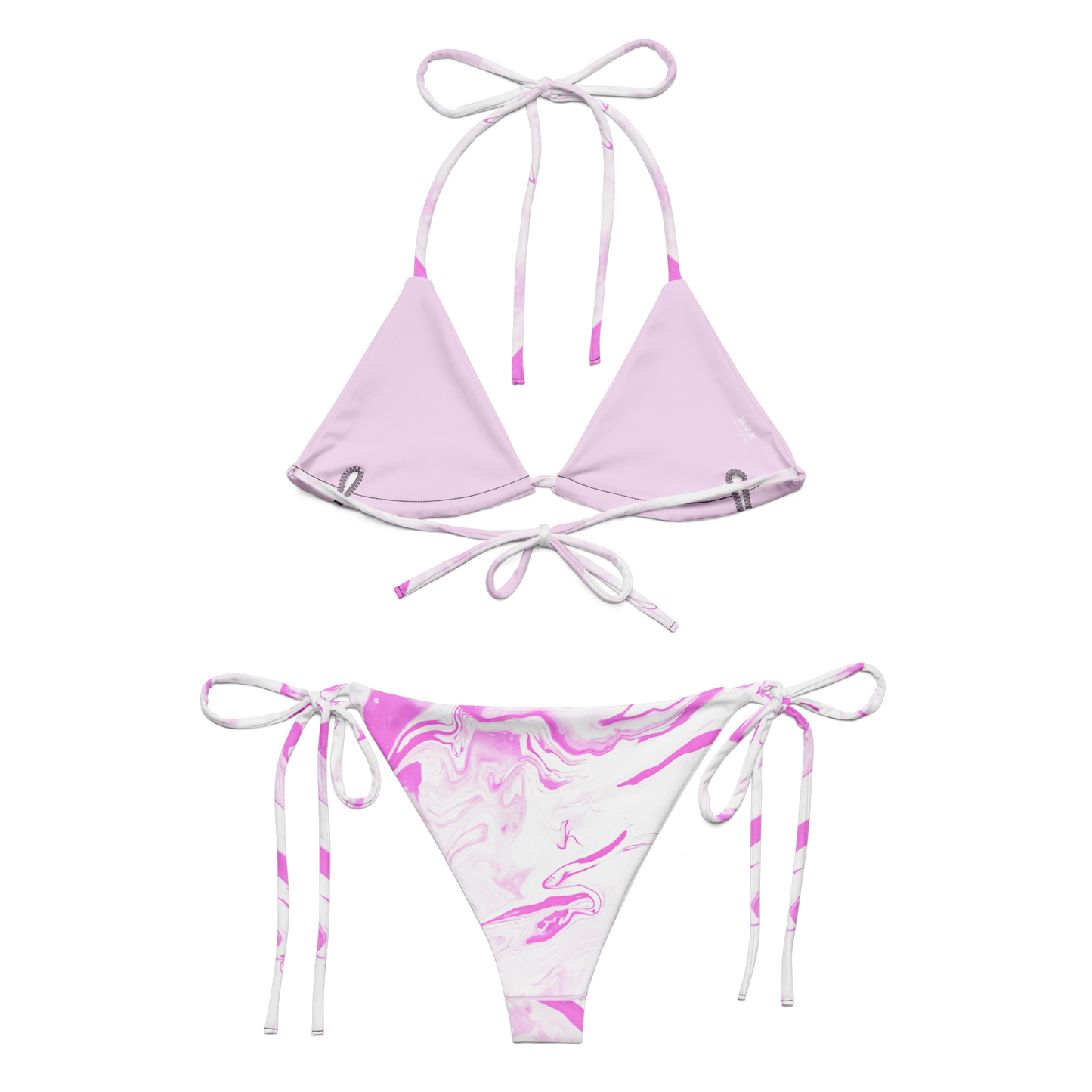 Pink Swirl Bikini (Top)