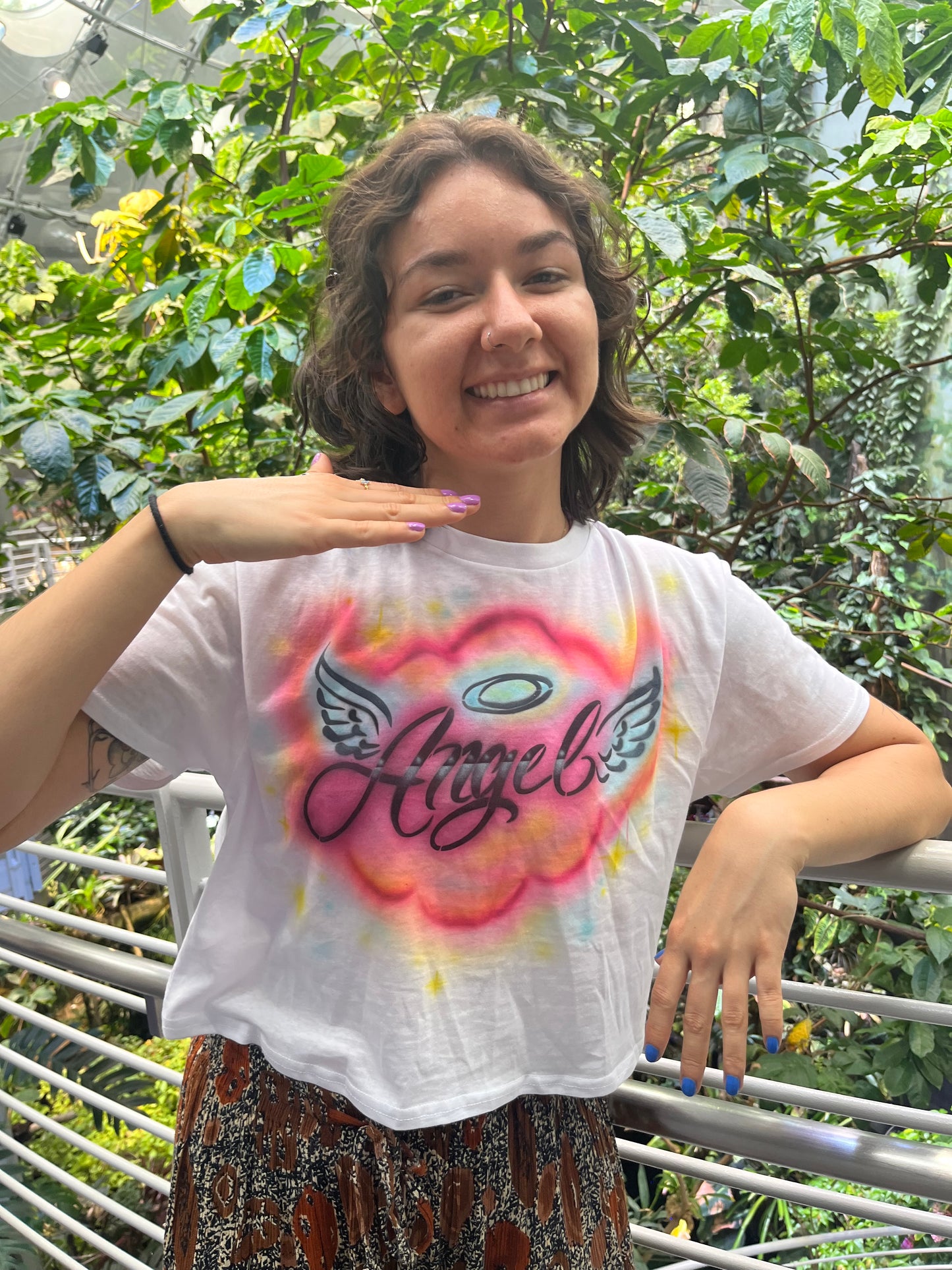 Custom any size airbrushed angel