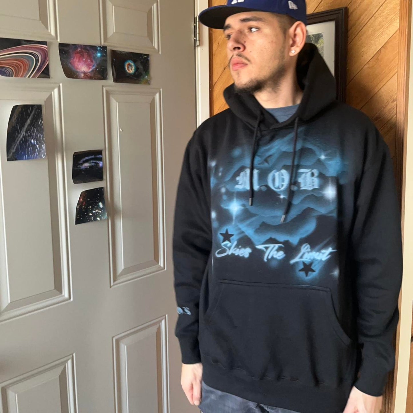 "skies the Limit" Airbrushed Tshirt made of blessings