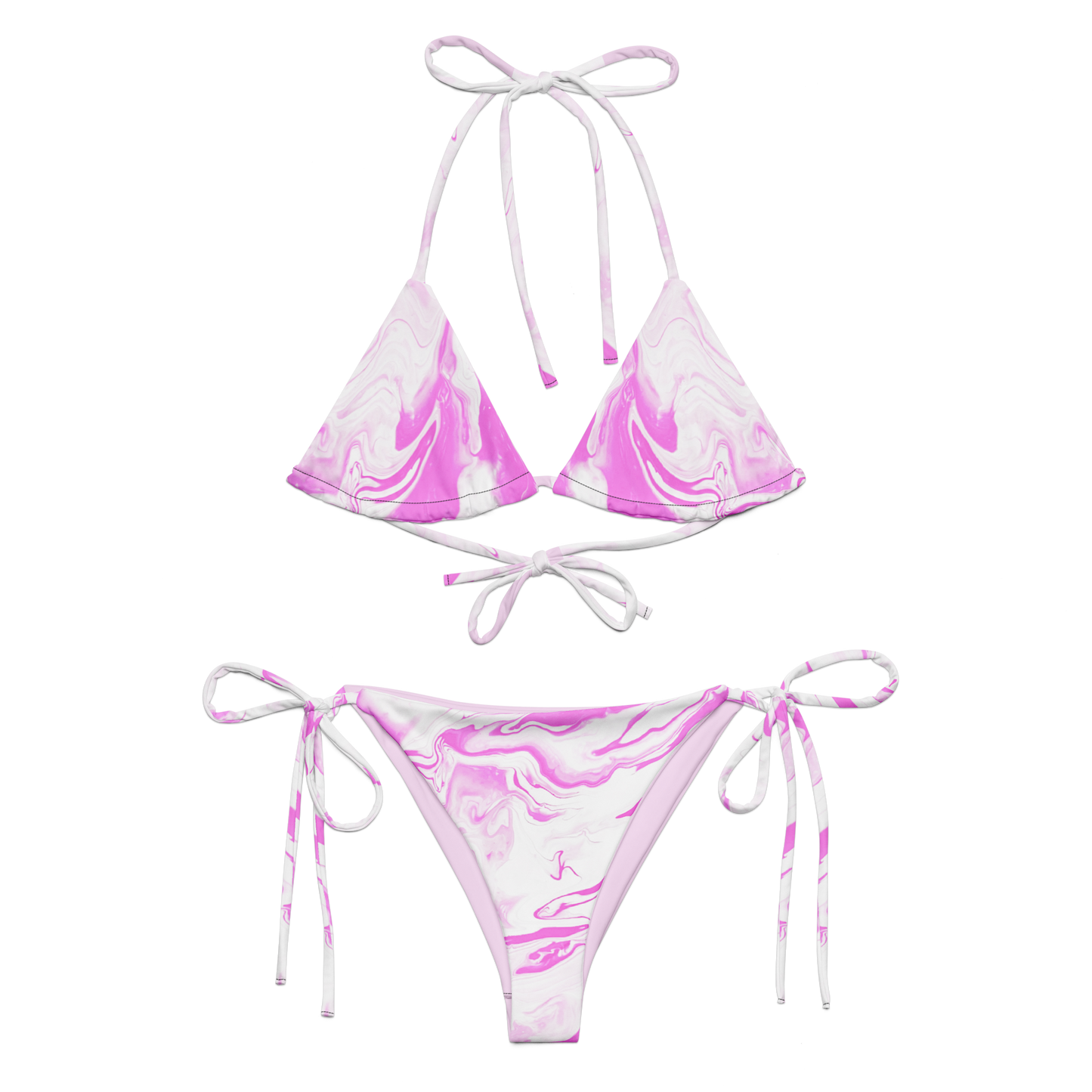 Pink Swirl Bikini (Top)