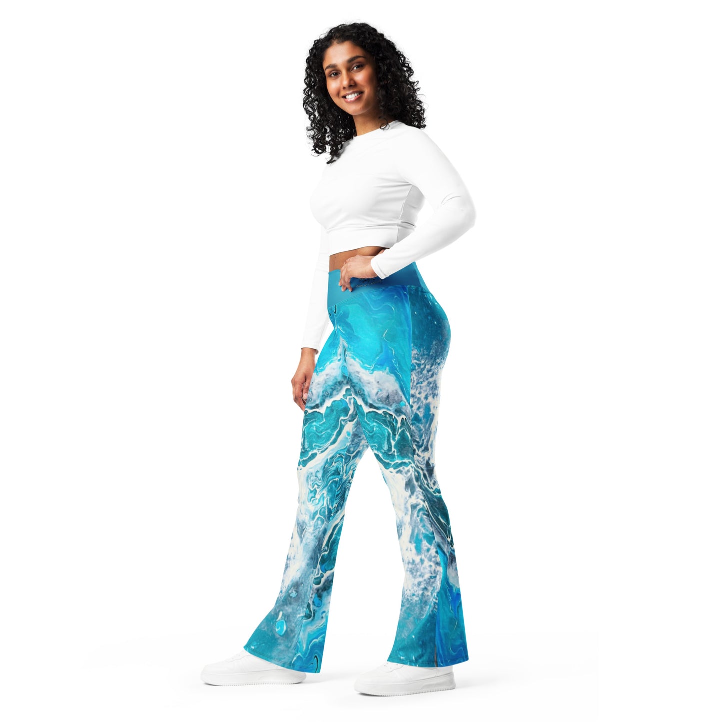 Ocean Mist Flare leggings