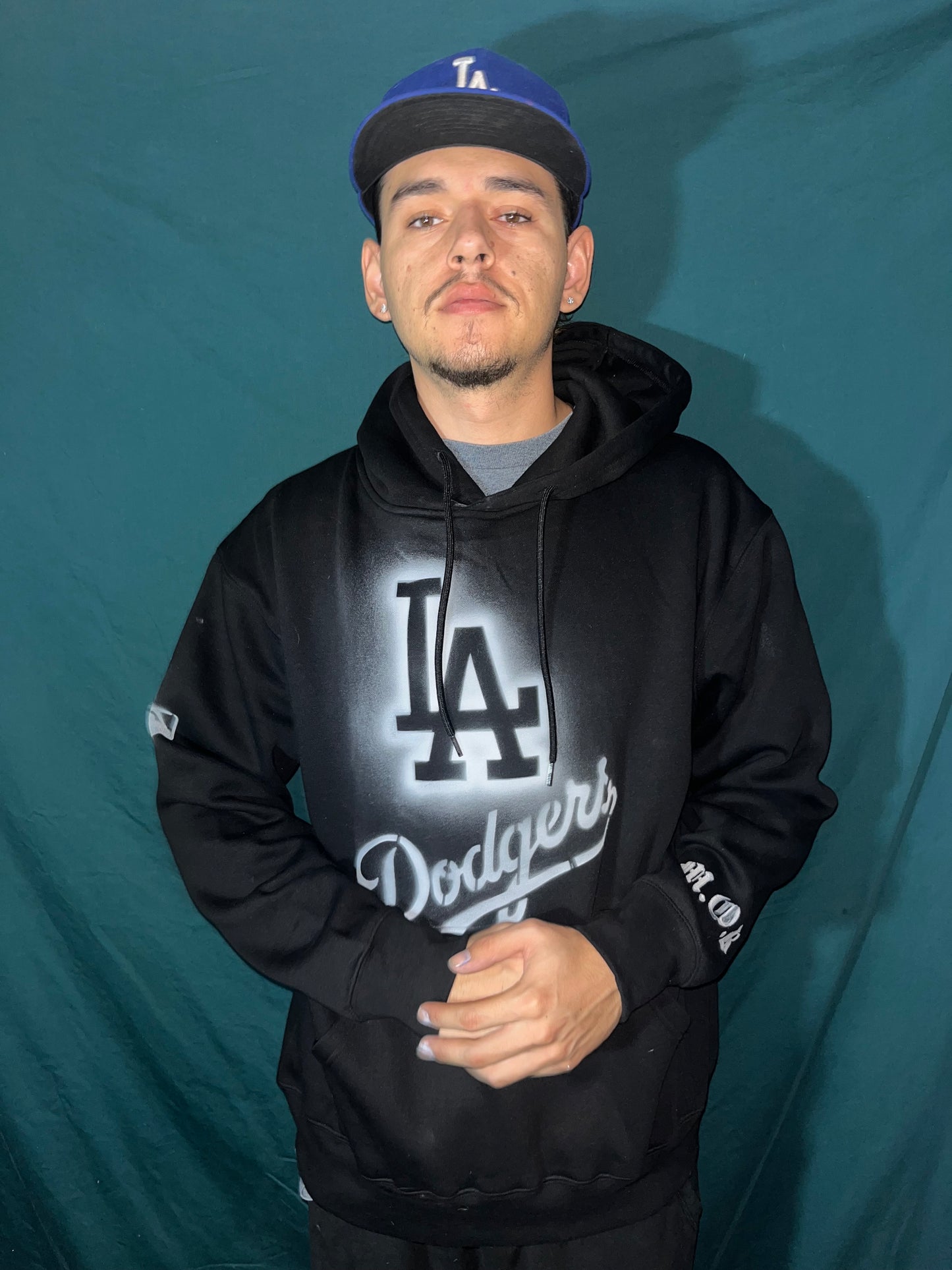 Los Angeles Dodgers Custom Airbrushed Hoodie
