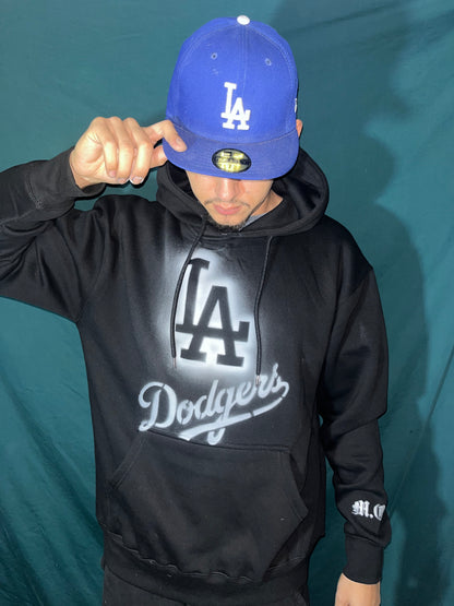 Los Angeles Dodgers Custom Airbrushed Hoodie