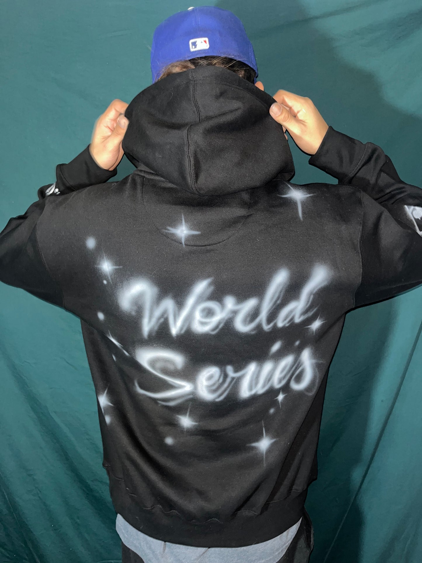 Los Angeles Dodgers Custom Airbrushed Hoodie