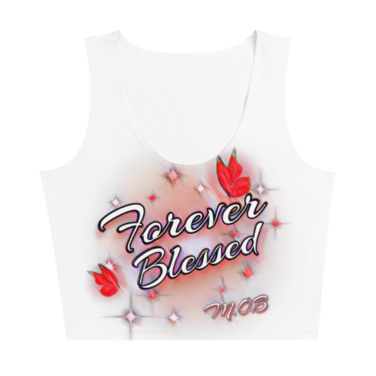 “Strawberry” Airbrushed Crop Top