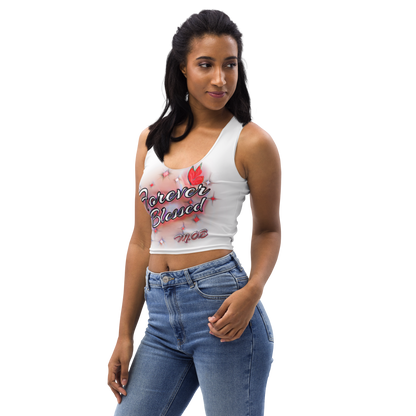 “Strawberry” Airbrushed Crop Top