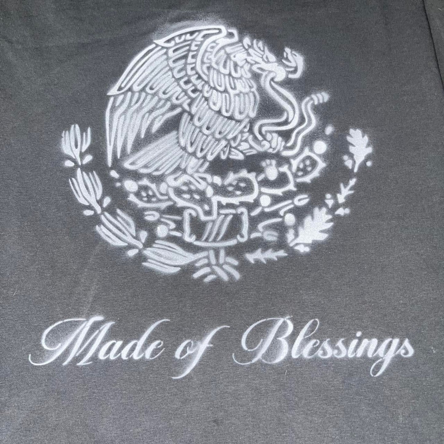 Mexican flag custom made airbrushed