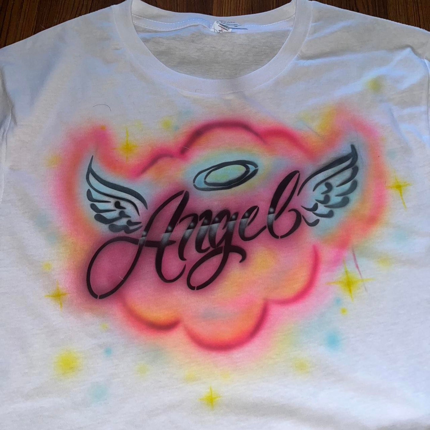 Custom any size airbrushed angel