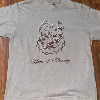 Mean pitbull custom made airbrushed