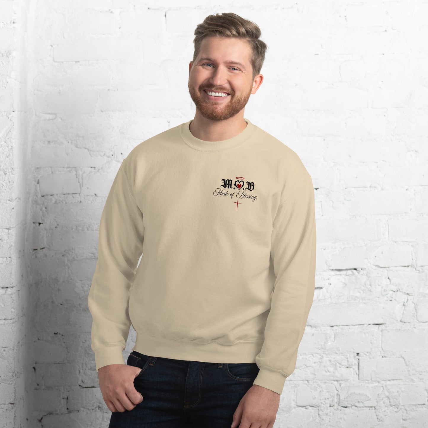 M.O.B Eternal Unisex Crewneck (Cream)