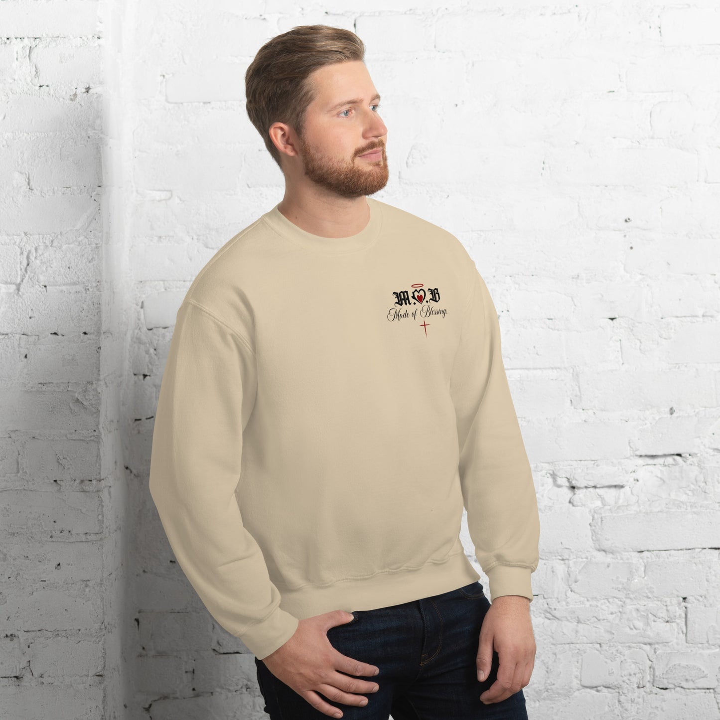 M.O.B Eternal Unisex Crewneck (Cream)