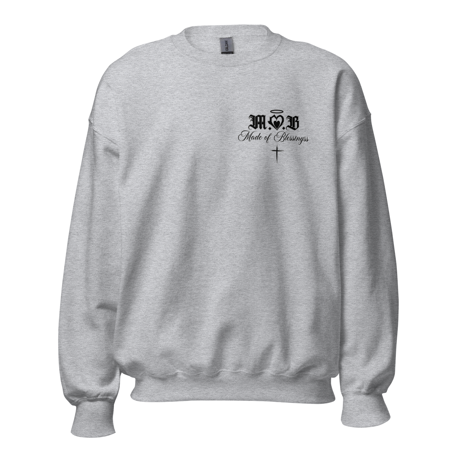 M.O.B Eternal Unisex Crewneck (Grey/White)