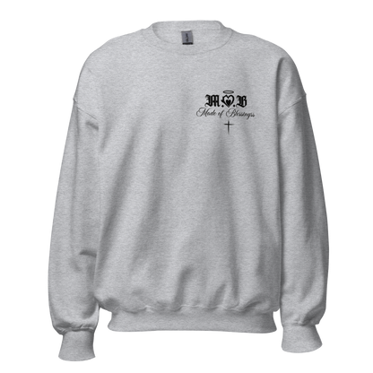 M.O.B Eternal Unisex Crewneck (Grey/White)