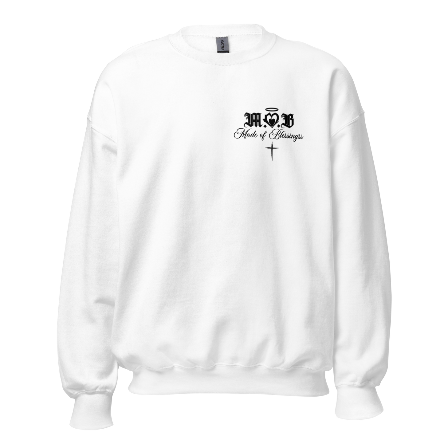 M.O.B Eternal Unisex Crewneck (Grey/White)