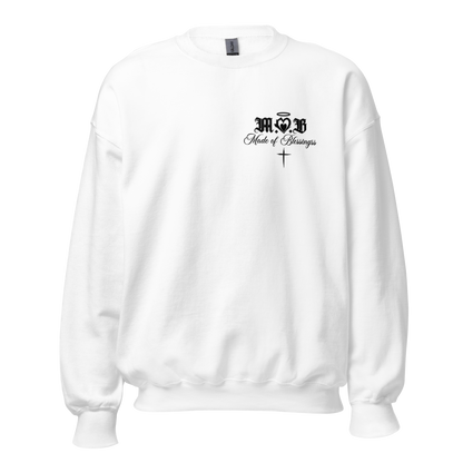 M.O.B Eternal Unisex Crewneck (Grey/White)