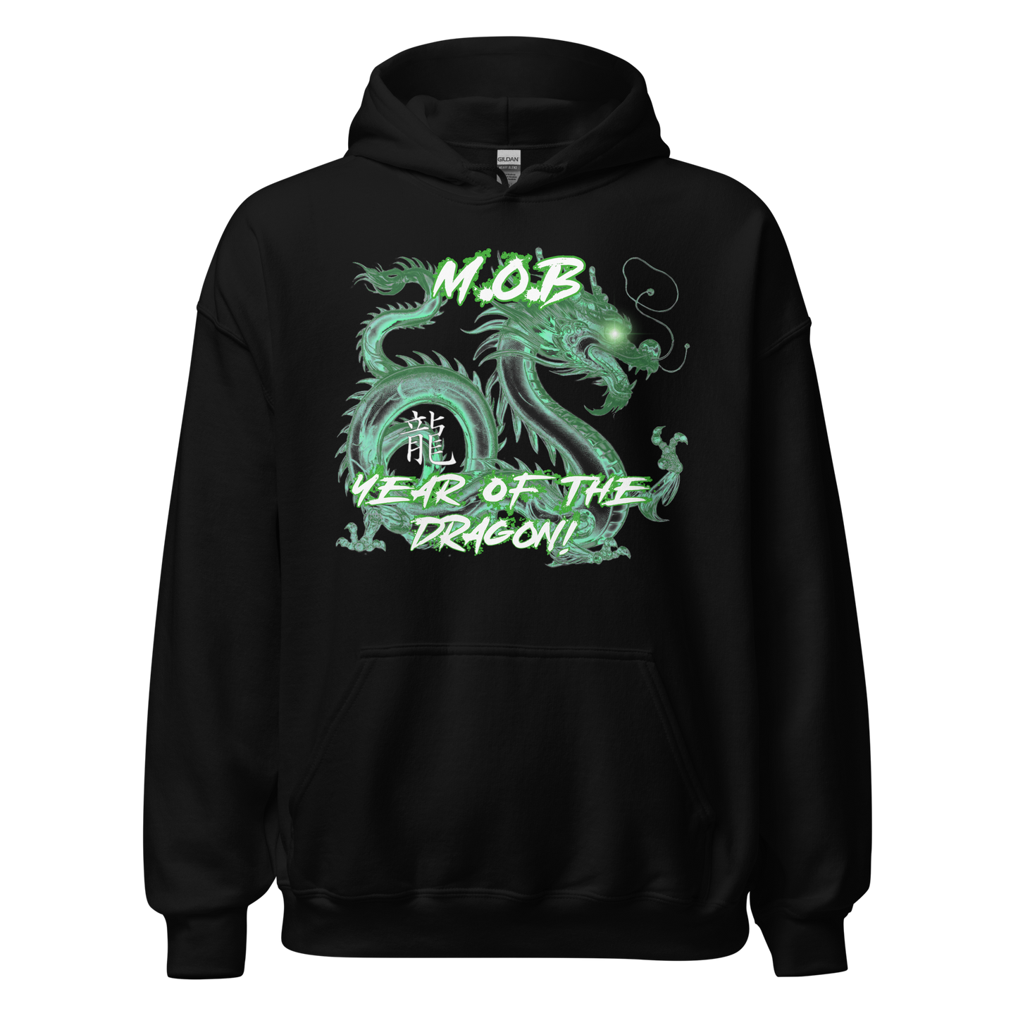 Lunar Dragon Unisex Hoodie(Black)