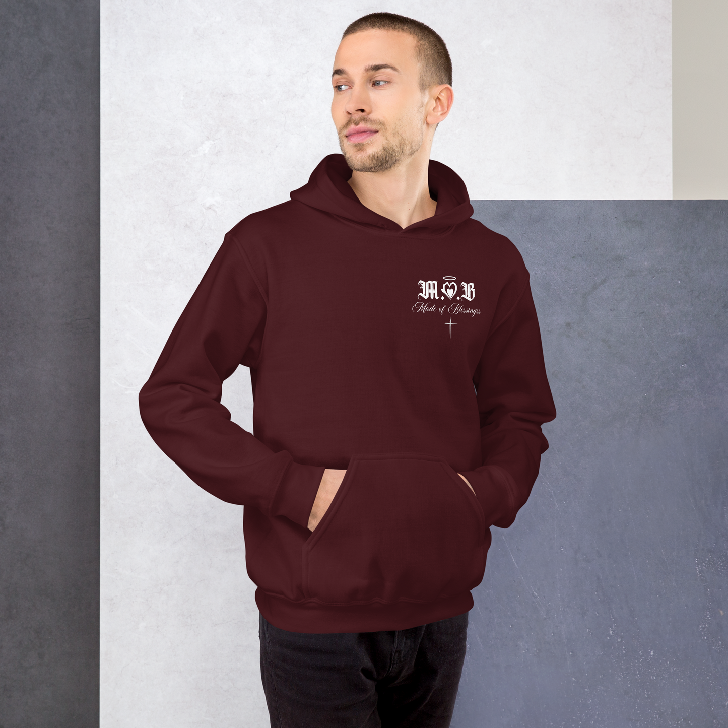 Eternal M.O.B Hoodie (Wine Red)