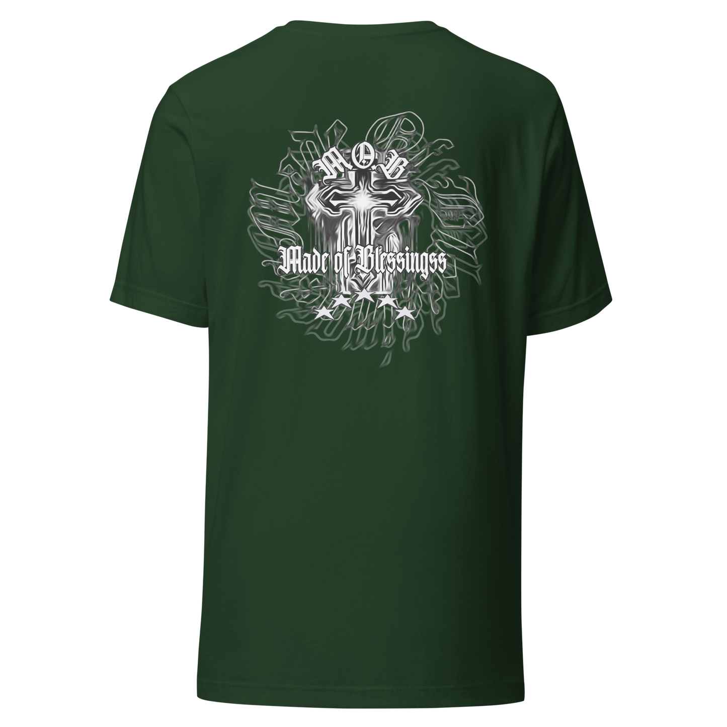 “Eternal” M.O.B Cotton t-shirt(Dark Grey/Black/Forest Green)