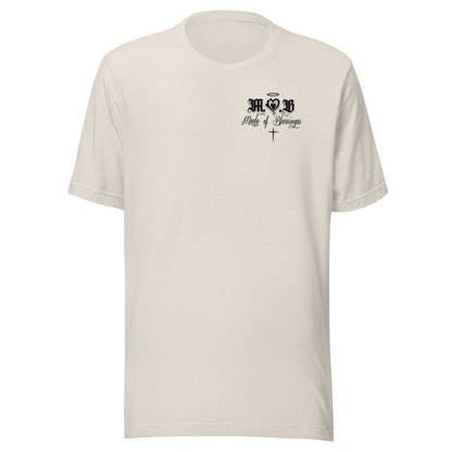 “Eternal” M.O.B Cotton t-shirt (Cream/Tan/White)